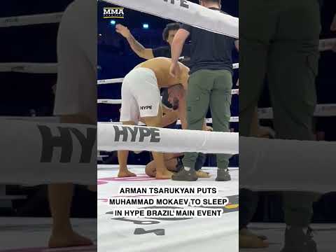 Arman Tsarykyan SLEEPS Muhammad Mokaev with NASTY choke | MMA Fighting