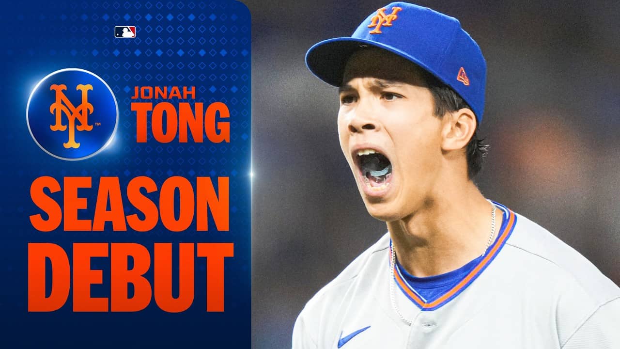 FULL 2026 DEBUT: Jonah Tong (ALL 3 innings!) | MLB Highlights (Mets vs. Marlins)
