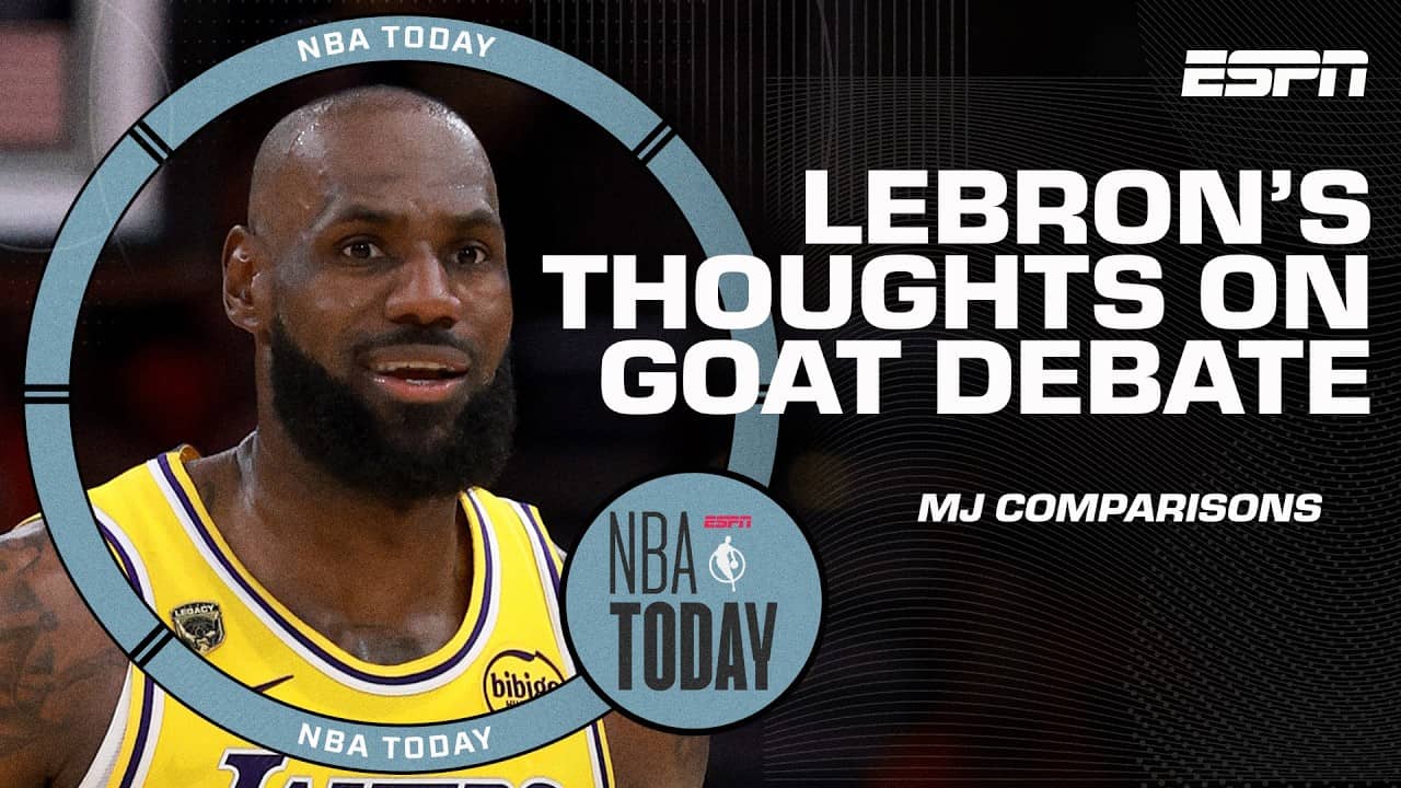 Details behind LeBron opening up on the MJ GOAT debate 🐐 | NBA Today