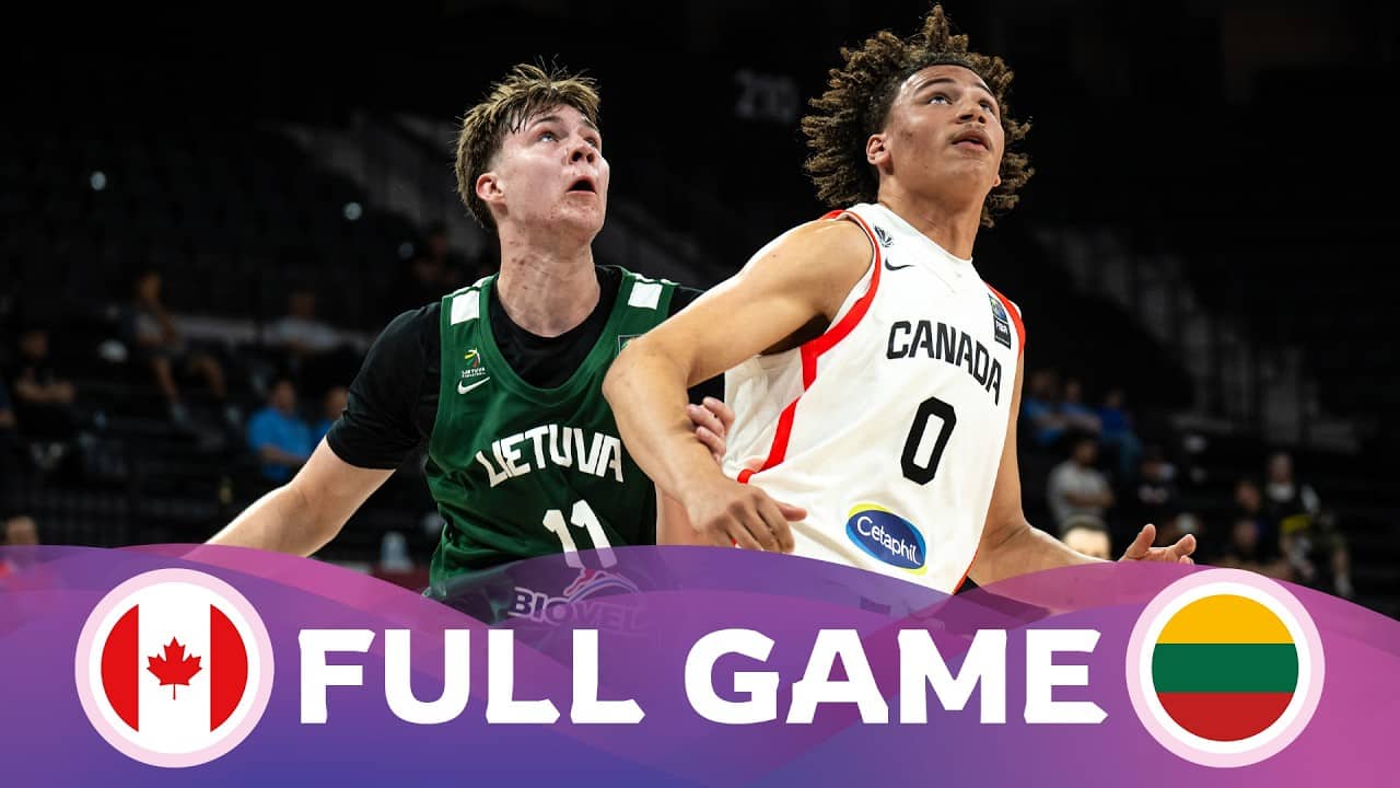 Group Phase | Canada v Lithuania | Full Basketball Game | FIBA U17 Basketball World Cup 2026