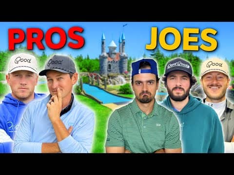 Can 2 Pro Golfers beat 3 Average Joes @ Mini Golf?