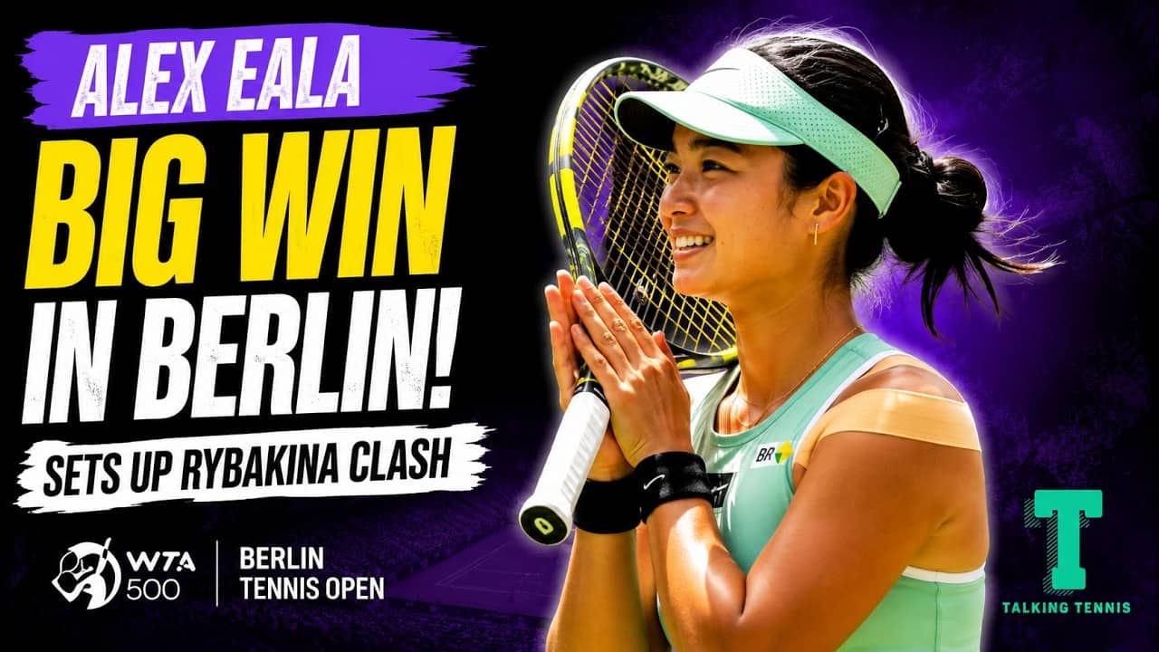 Alex Eala gets big win over Donna Vekic in Berlin to set up Elena Rybakina clash #wtatennis2026 #wta