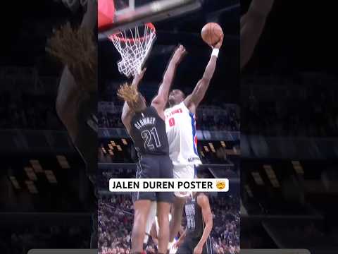 JALEN DUREN WITH THE FEROCIOUS SLAM!