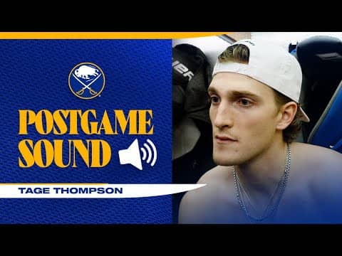 "We Outworked Them" | Tage Thompson After 9-3 Win Over Chicago Blackhawks | Buffalo Sabres