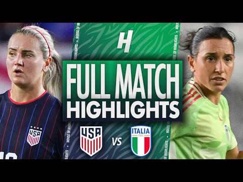 USA vs Italy - FULL Highlights & Goals | FIFA Women's International Friendly - December 1, 2025