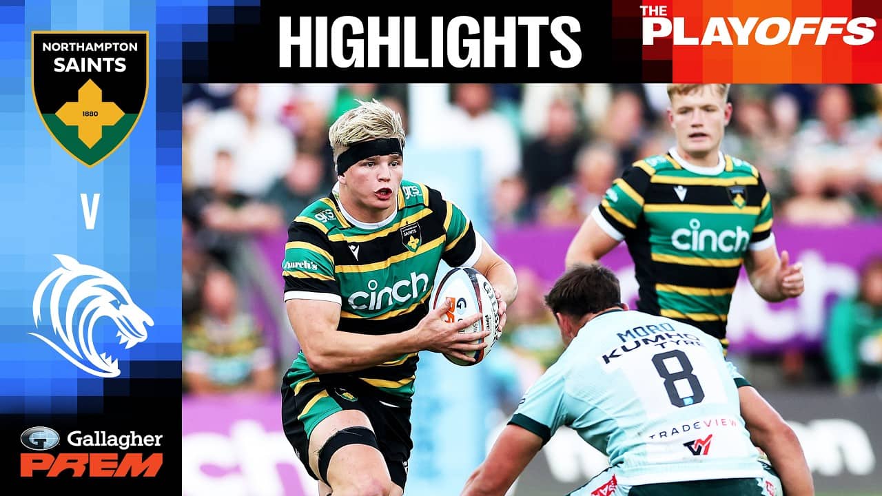 ONE OF THE BEST PLAY-OFF MATCHES! Northampton Saints v Leicester Tigers | Gallagher PREM Highlights