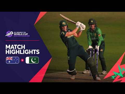 Australia v Pakistan | Match Highlights | Women's #T20WorldCup 2026
