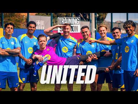 ALL IN FOR THE FINAL STETCH | FC Barcelona Training 🔵🔴