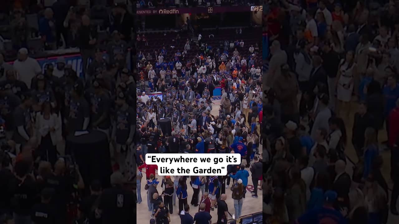Josh Hart talks about the Knicks fans traveling all playoffs