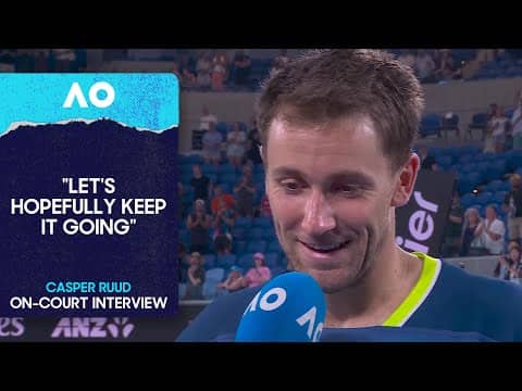 Casper Ruud On-Court Interview | Australian Open 2026 Third Round