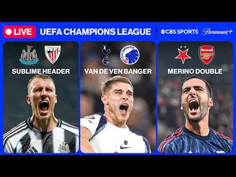 UEFA Champions League 24/7 ⭐ | MD4: Juventus, Newcastle & MORE | Tuesday 11/25 | CBS Sports Golazo