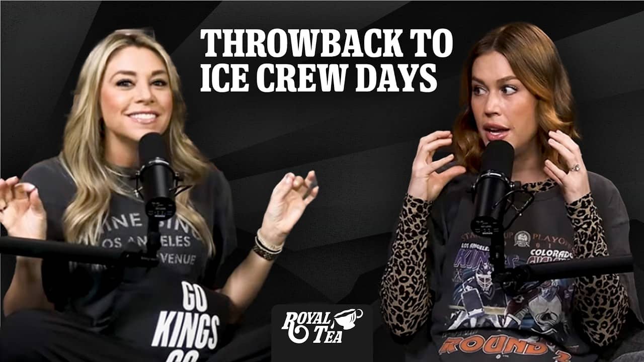 Looking Back at Carrlyn's LA Kings Ice Crew Days 🤣 | RoyalTea