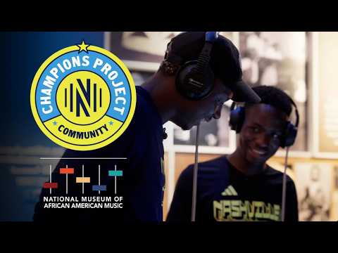 The Champions Project | Maxwell Woledzi and Shak Mohammed visit NMAAM to celebrate Juneteenth