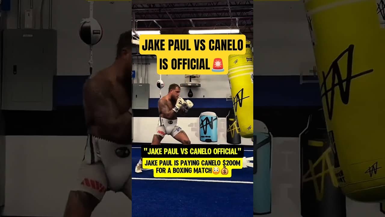 Jake Paul paying $200M to fight Canelo👀