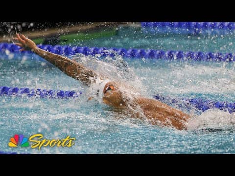 Shaine Casas rides STRONG start to 50m backstroke win at US Open in Austin | NBC Sports