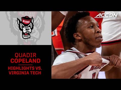 NC State's Quadir Copeland Does It all In Win