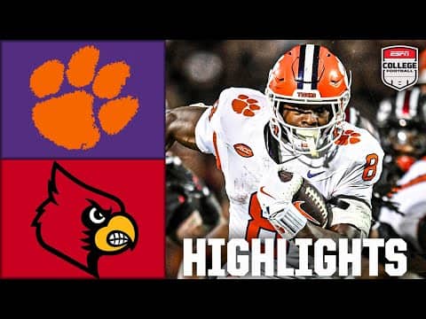 Clemson Tigers vs. Louisville Cardinals | Full Game Highlights | ESPN College Football