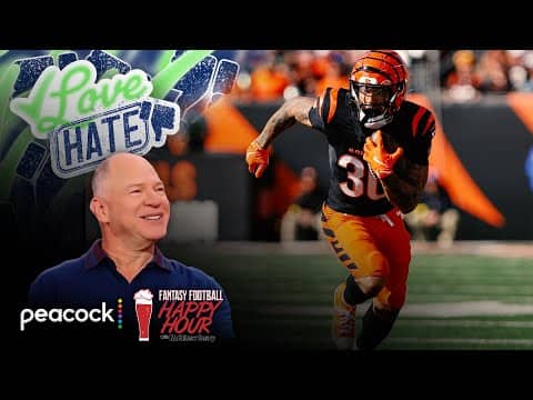 Chase Brown, RJ Harvey are top fantasy RBs in Week 18 | Fantasy Football Happy Hour | NFL on NBC