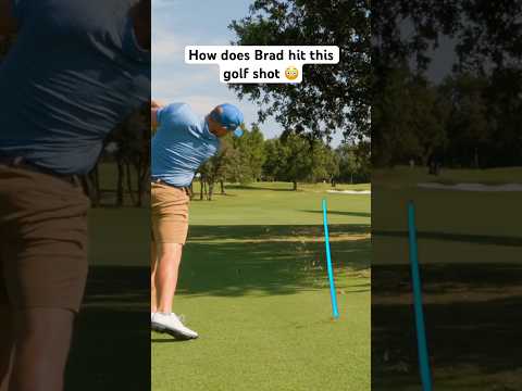 Brad Dalke hits impossible golf shot 🤯