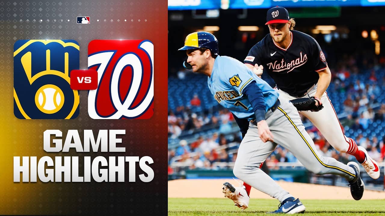Brewers vs. Nationals Game Highlights (5/1/26) | MLB Highlights