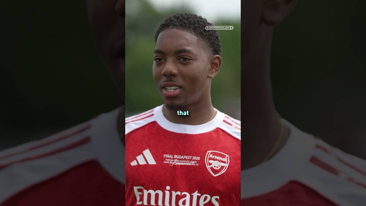 Myles Lewis-Skelly's dream is clear ✨ #Arsenal #UCLFinal #UCL #PSGvsArsenal
