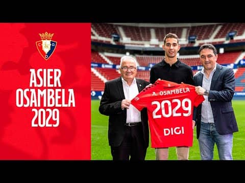 Osasuna renueva a Asier Osambela hasta 2029 | Club Atlético Osasuna