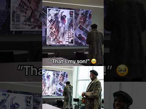 Deion Sanders’ reaction to seeing Shedeur's poster in the Browns facility 🧡 (via Well Off Media)