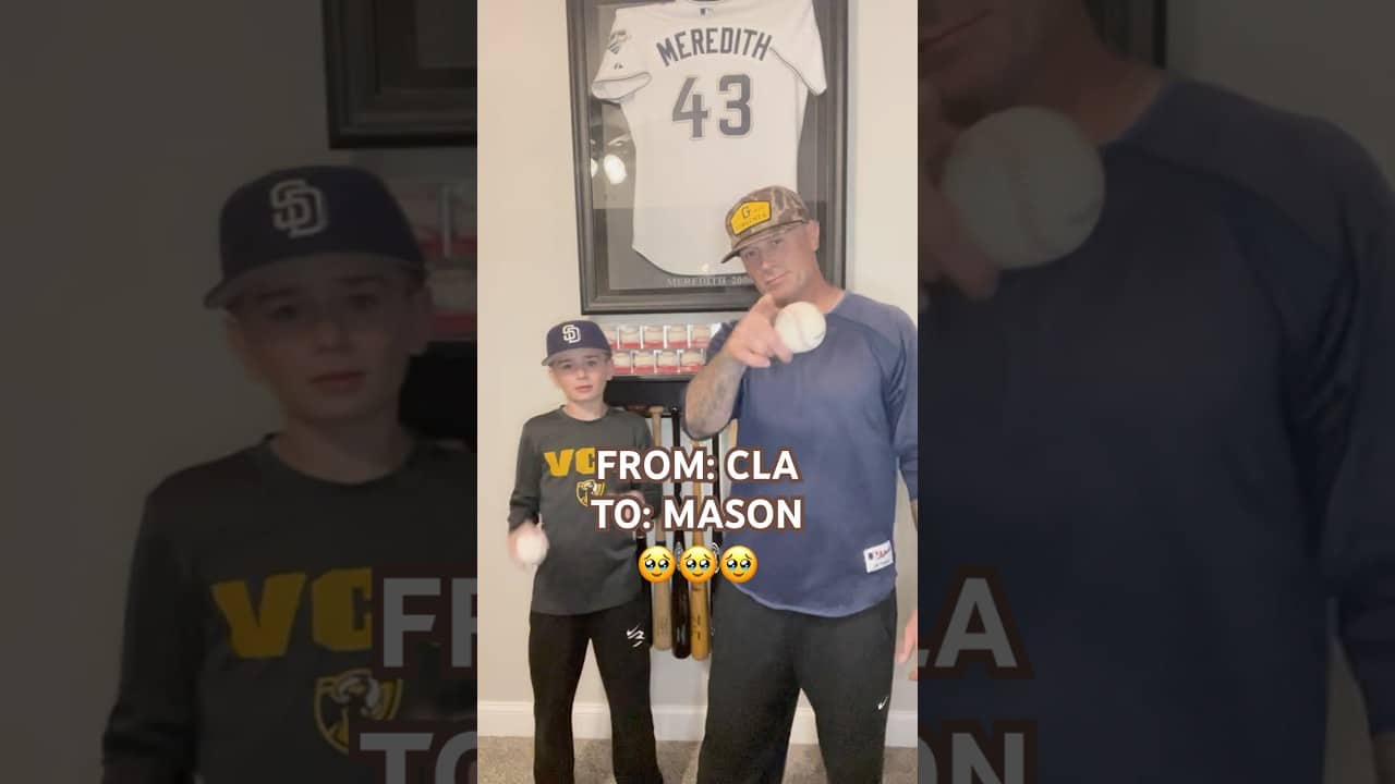From Cla 🥹 #mlb #baseball #closer #masonmiller #record #padres