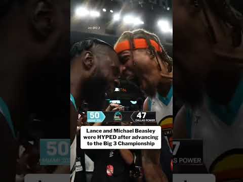 Miami 305 will play for the Big 3 Championship 🏆 #shorts