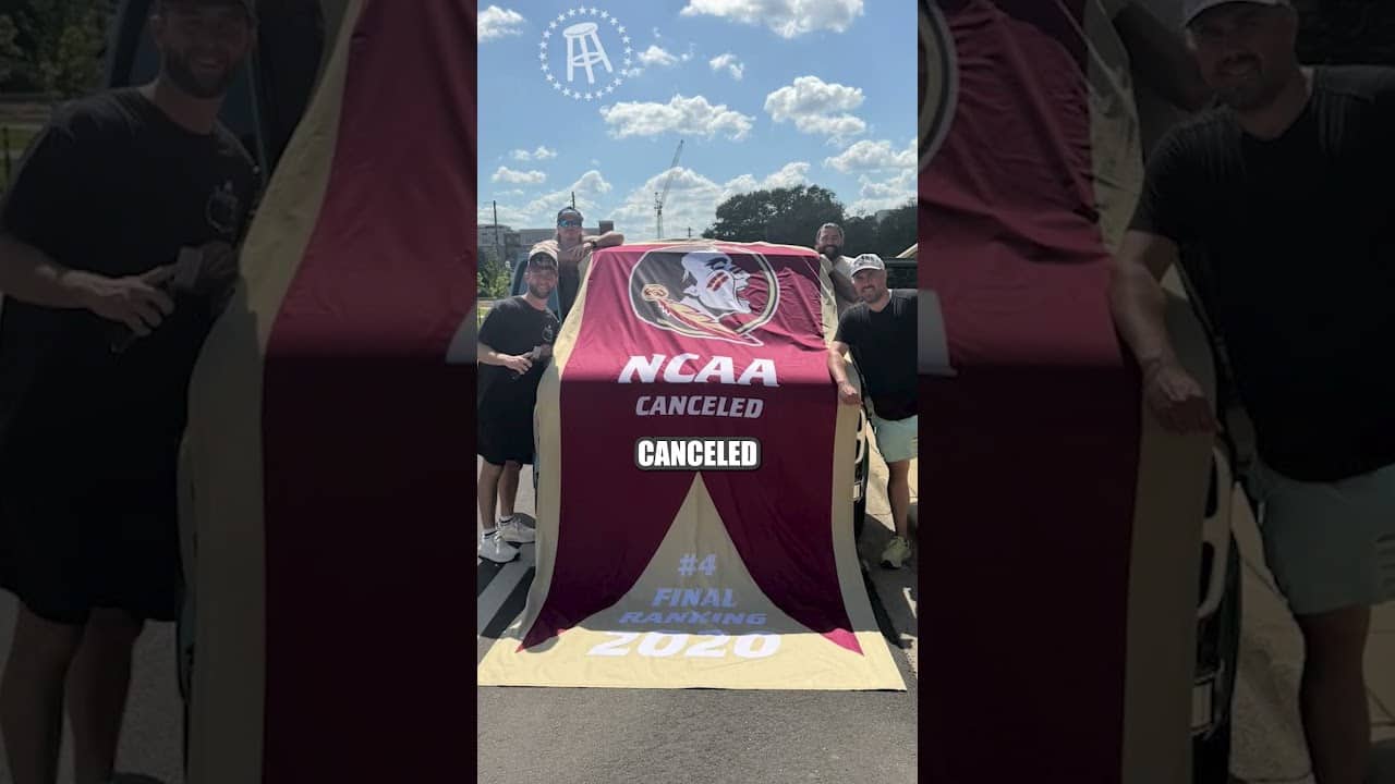 The FSU banner is coming home to the Chicago office @DraftKings  #dkpartner