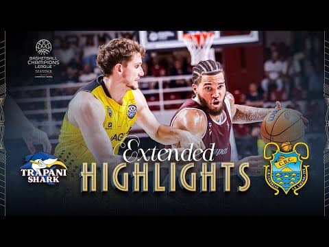 Trapani Shark v La Laguna Tenerife | Full Game Highlights | #BasketballCL 2025-26