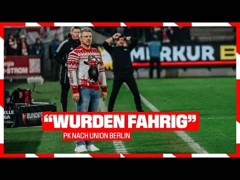 "Über 90 Minuten eher 0:0-Spiel“ - Pressekonferenz nach Union | 1. FC Köln - 1. FC Union Berlin 0:1