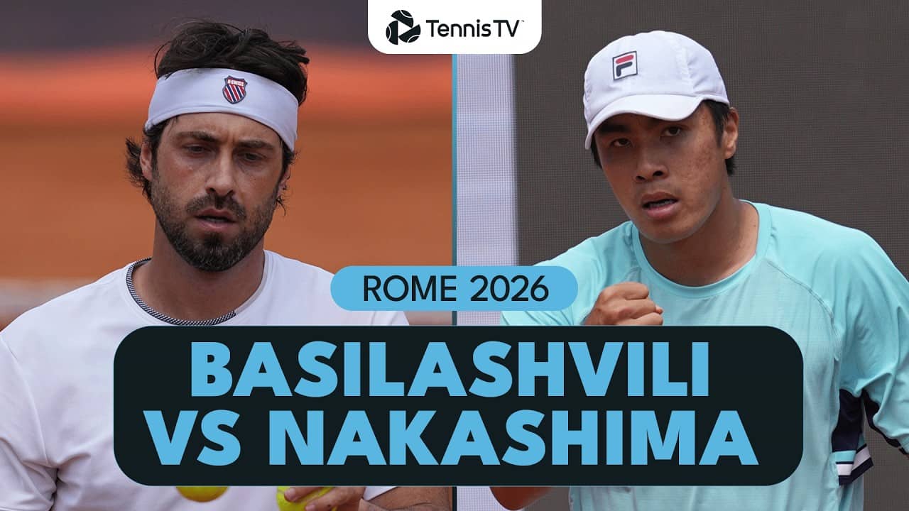 Nikoloz Basilashvili vs Brandon Nakashima Highlights | Rome 2026