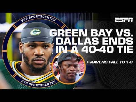 Packers vs. Cowboys REACTION 🗣️ Green Bay is 'EXTREMELY FORTUNATE' it ended in a tie | SC with SVP