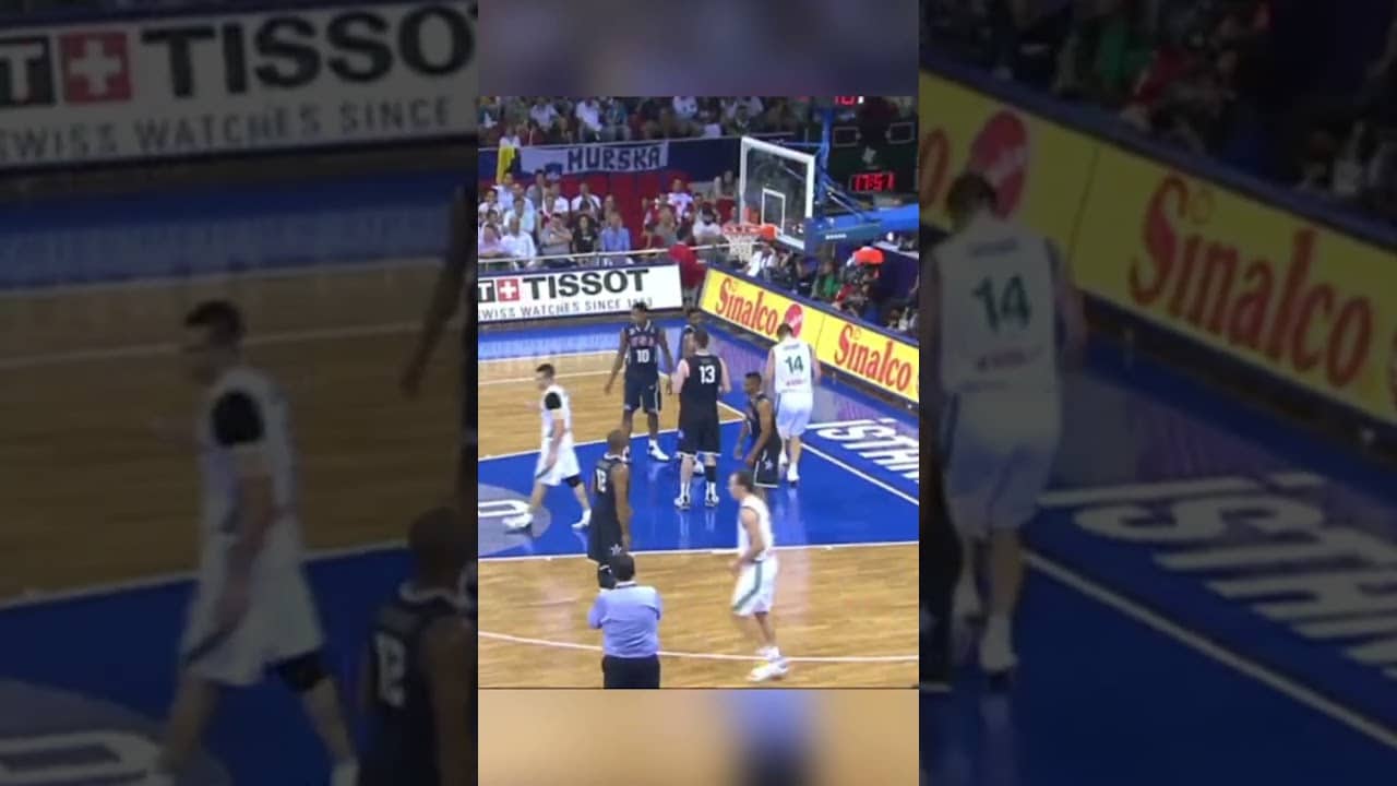 When Vidmar threw down 3 MONSTROUS dunks in a row vs USA 😤🇸🇮 #FIBAWC