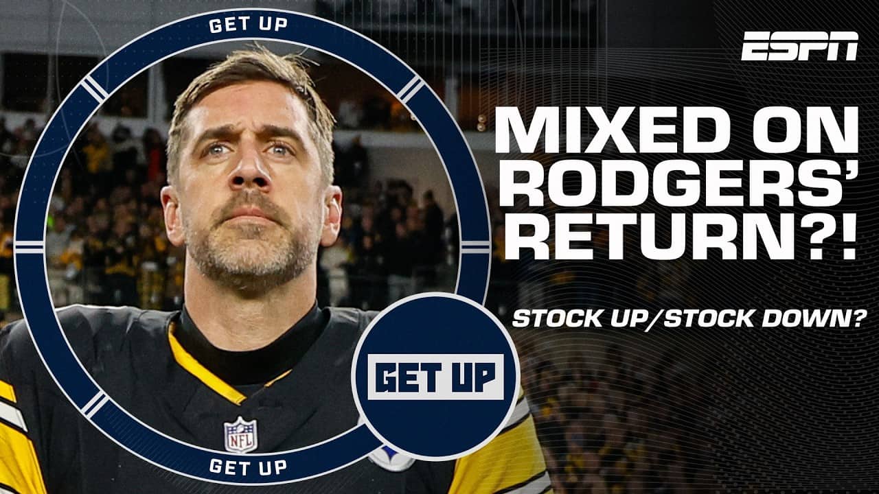 STOCK UP or STOCK DOWN on Aaron Rodgers & the Pittsburgh Steelers? 📈📉 | Get Up