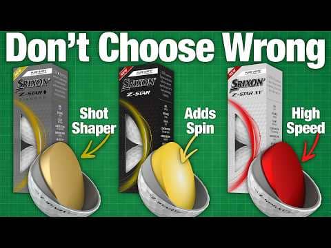 Are You Playing the Wrong Ball? 3 Srixon Z-Stars, Very Different Results
