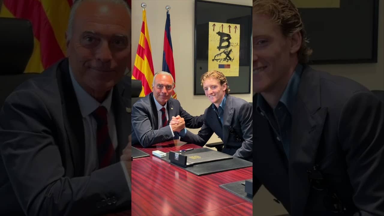 AG's blaugrana chapter starts now. 📖🔵🔴 #fcbarcelona #football #shorts