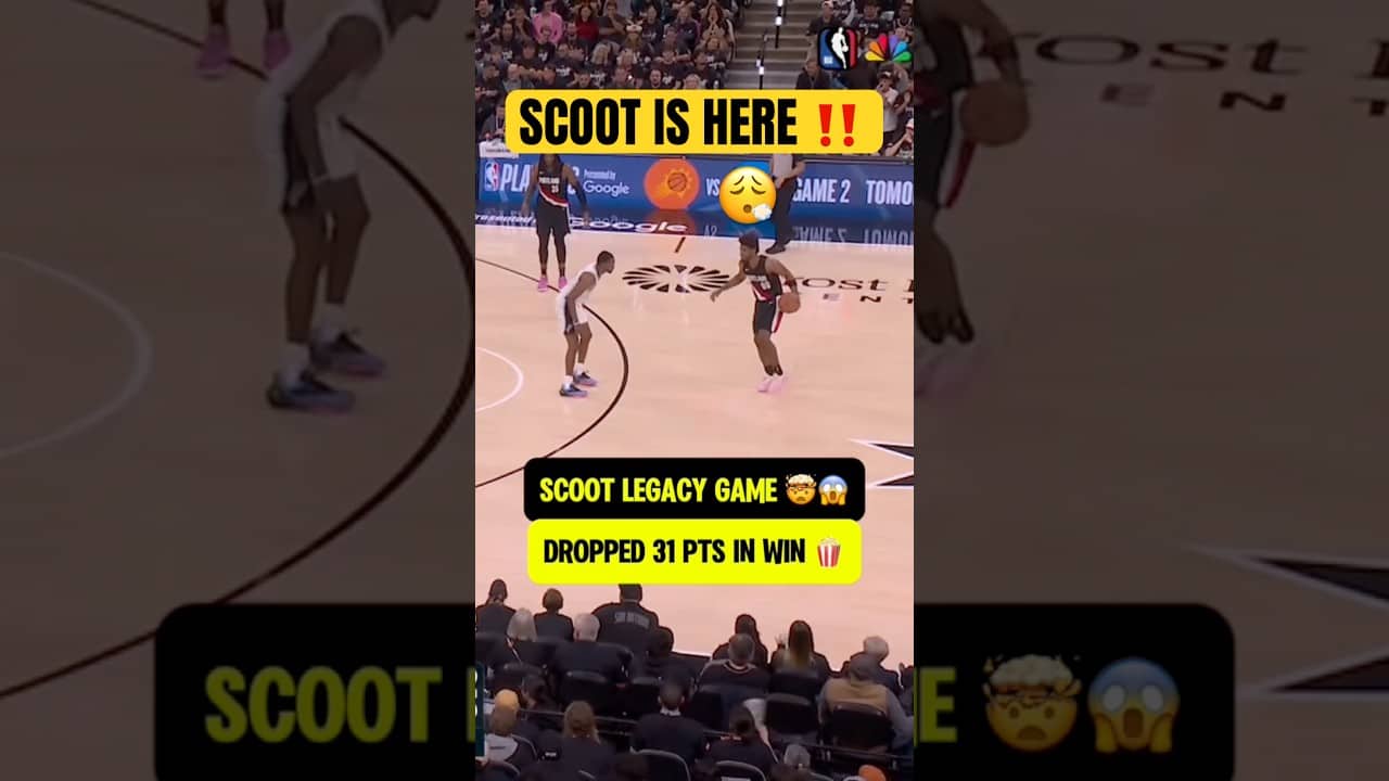 Scoot Henderson went off in Game 2 🍿🔥