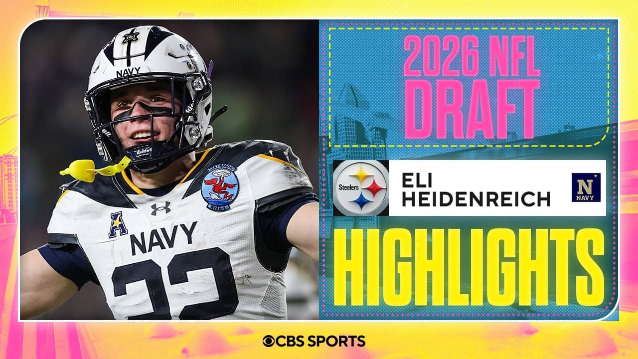 Eli Heidenreich Navy Highlights | Drafted No. 230 to the Steelers