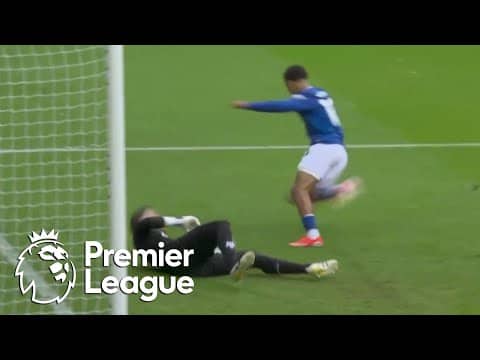 Iliman Ndiaye tucks away Everton's go-ahead goal against Wolves | Premier League | NBC Sports