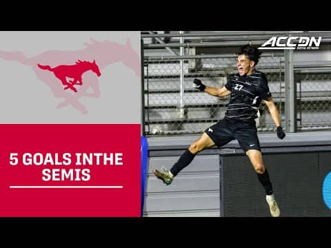 SMU Pours In 5 Goals To Reach ACC Championship Game