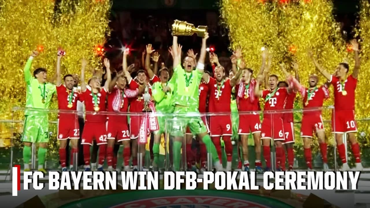 FULL CEREMONY 🏆 Harry Kane & FC Bayern lift the DFB-Pokal | German Cup Highlights | ESPN FC
