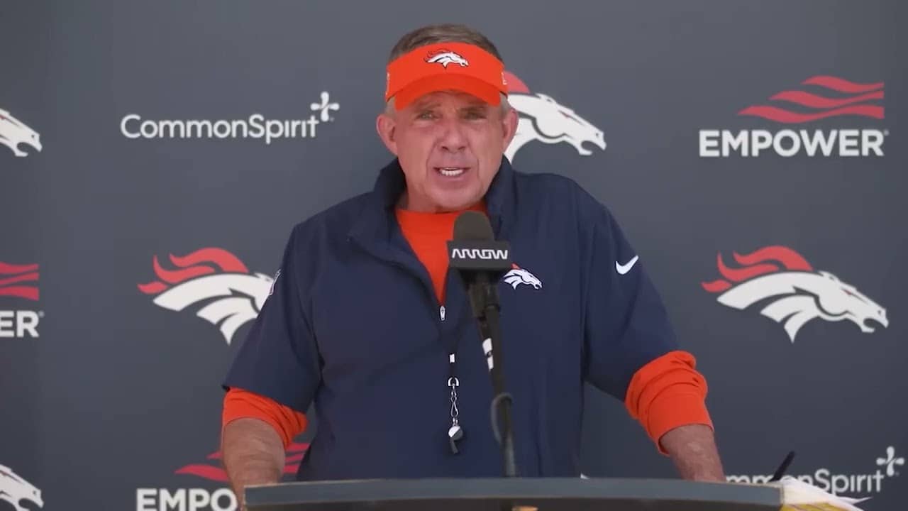 Sean Payton Raves about Denver Broncos 2nd-Year TE at Rookie Mini Camp