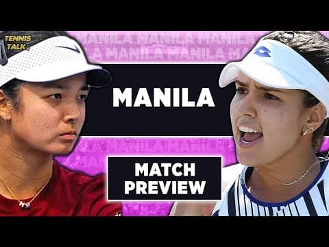 Eala vs Osorio | WTA Philippines 2026 QF | Tennis Talk Preview