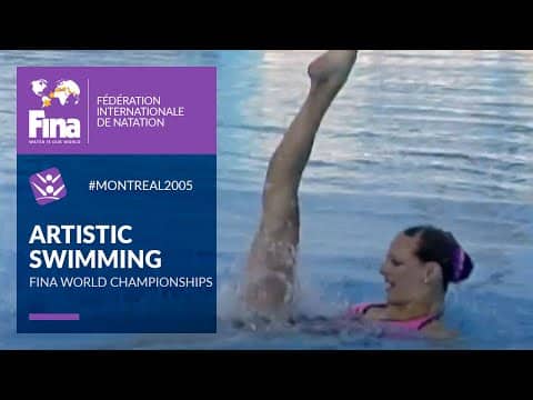 Virginie Dedieu’s Stunning Gold Medal Solo Routine | Montreal 2005 FINA