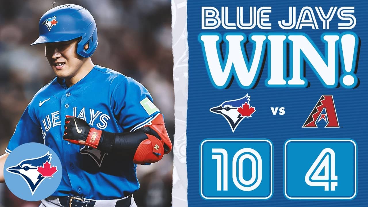EIGHT-run inning propels Blue Jays to victory in Arizona!