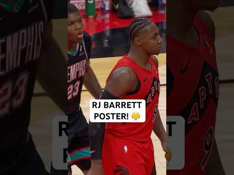 RJ Barrett ANOTHER poster! 😤