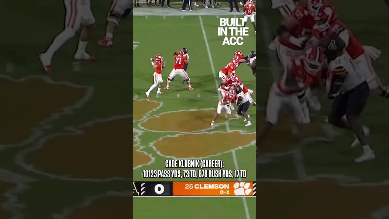 🐅 Four years a Tiger. Cade Klubnik is #BuiltInTheACC    #nfldraft #collegefootball #clemsontigers