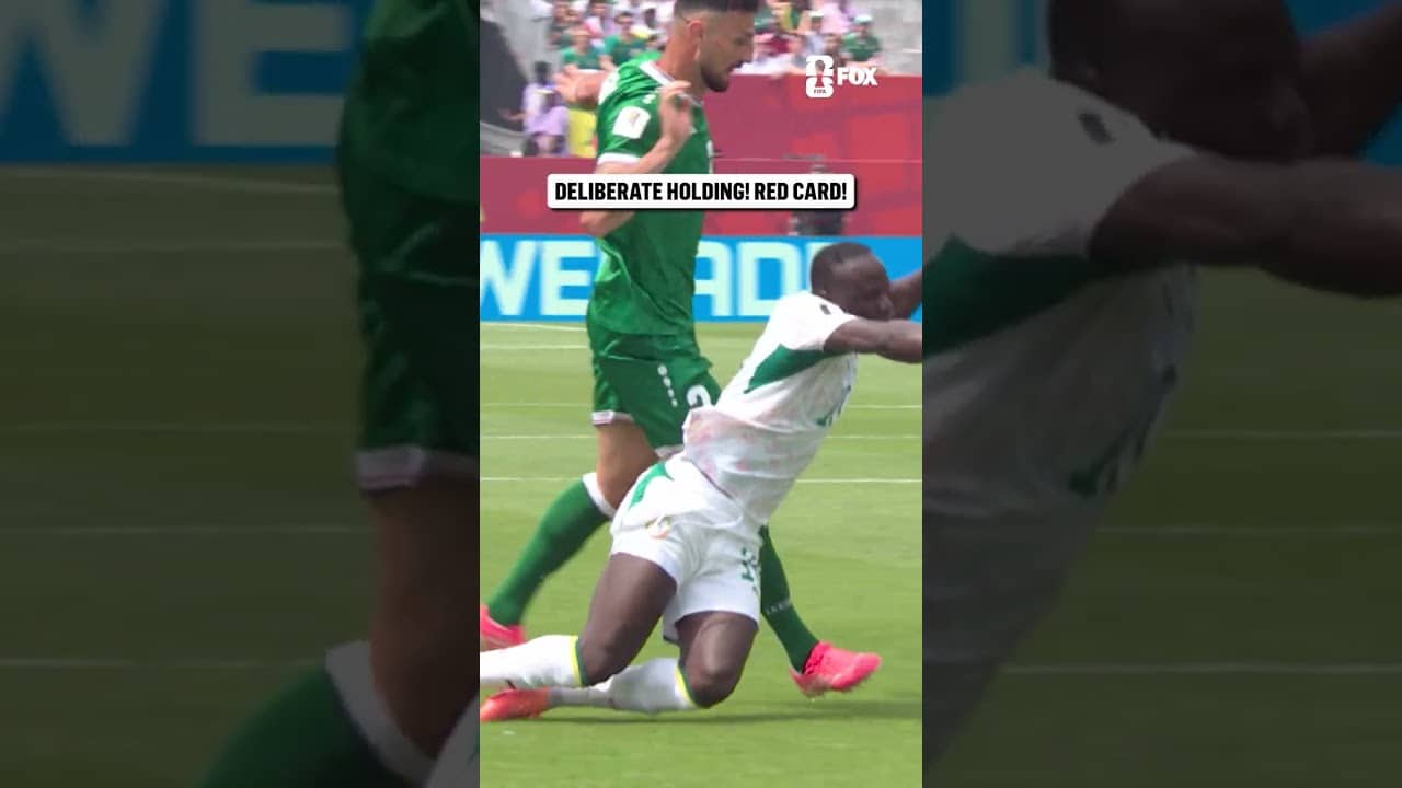 A RED CARD FOR IRAQ 🟥